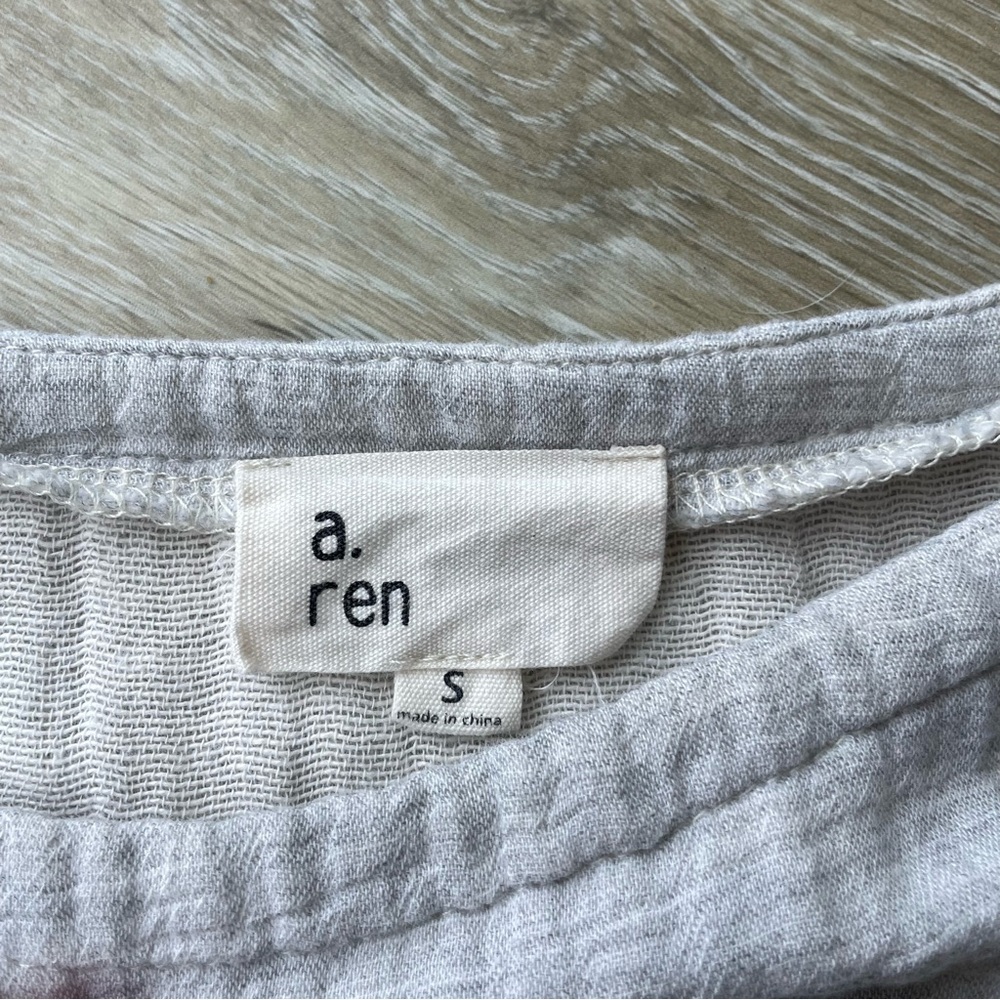 Tan Drawstring Cropped Top - Picture 3 of 4